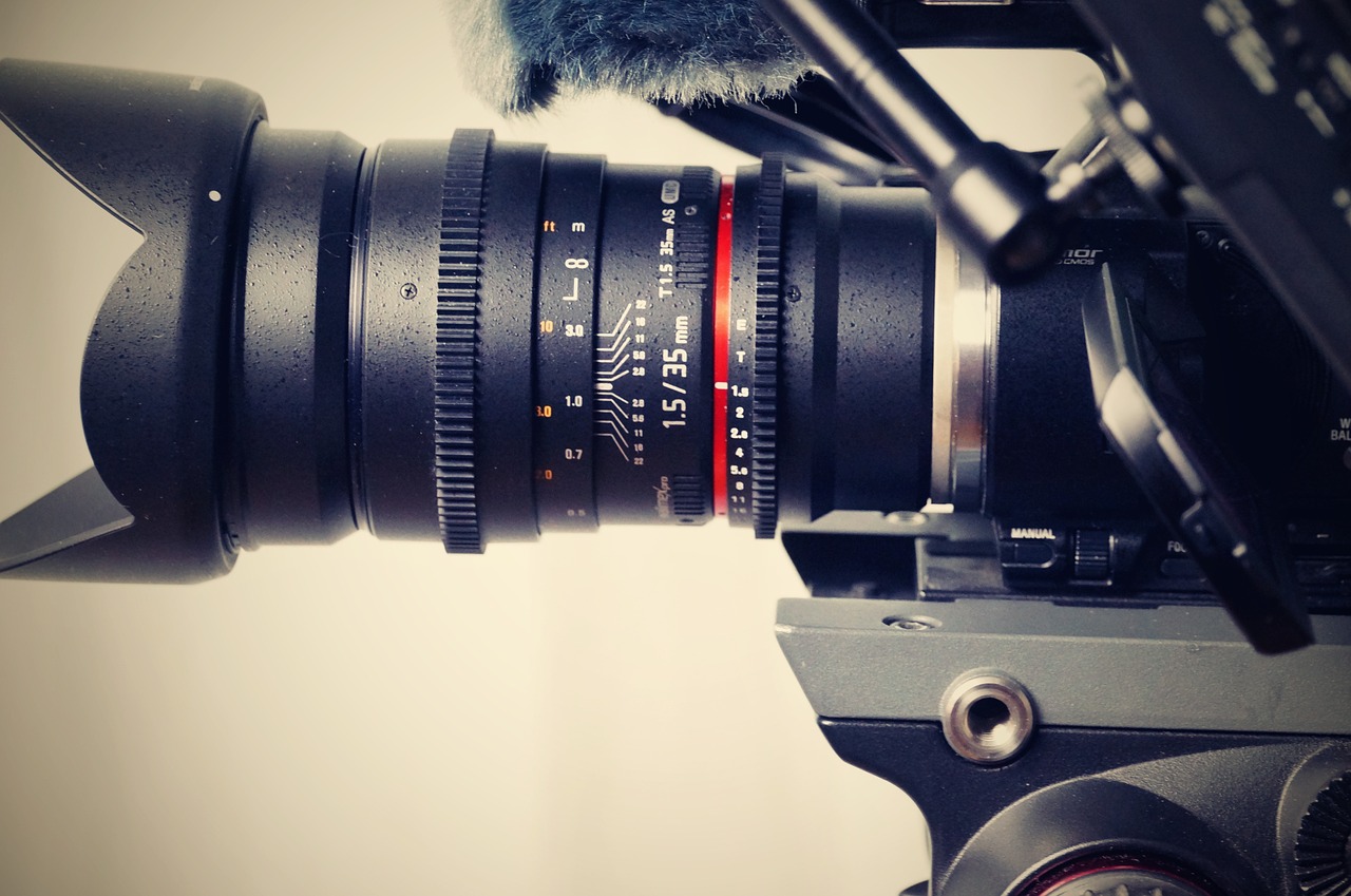 A video being made.