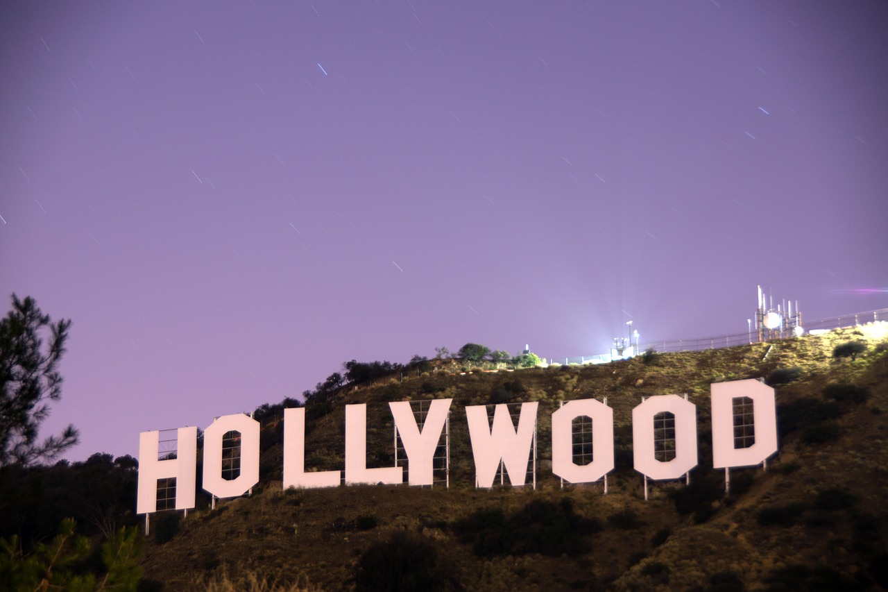 Hollywood sign.