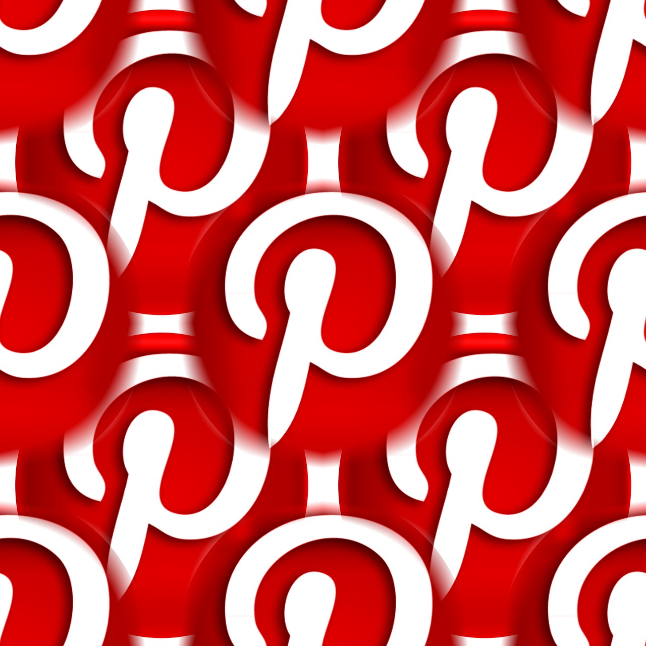 Pinterest logo.