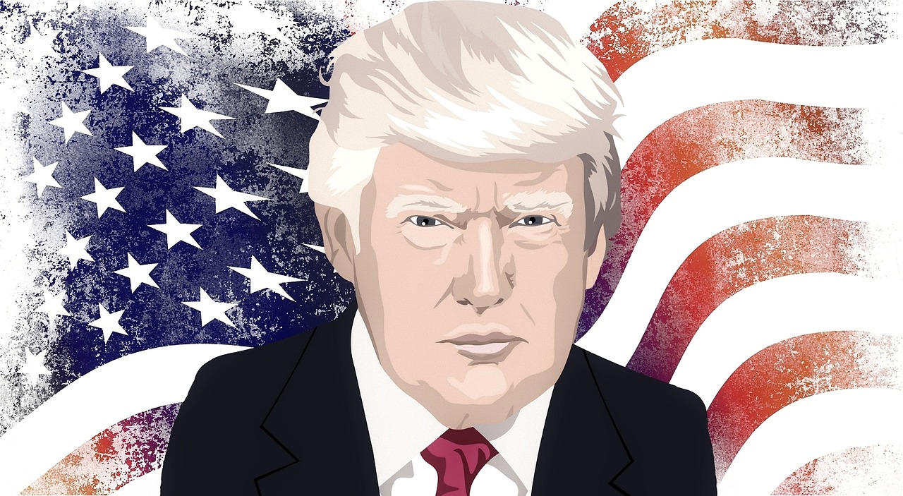 Painting of Donald Trump.