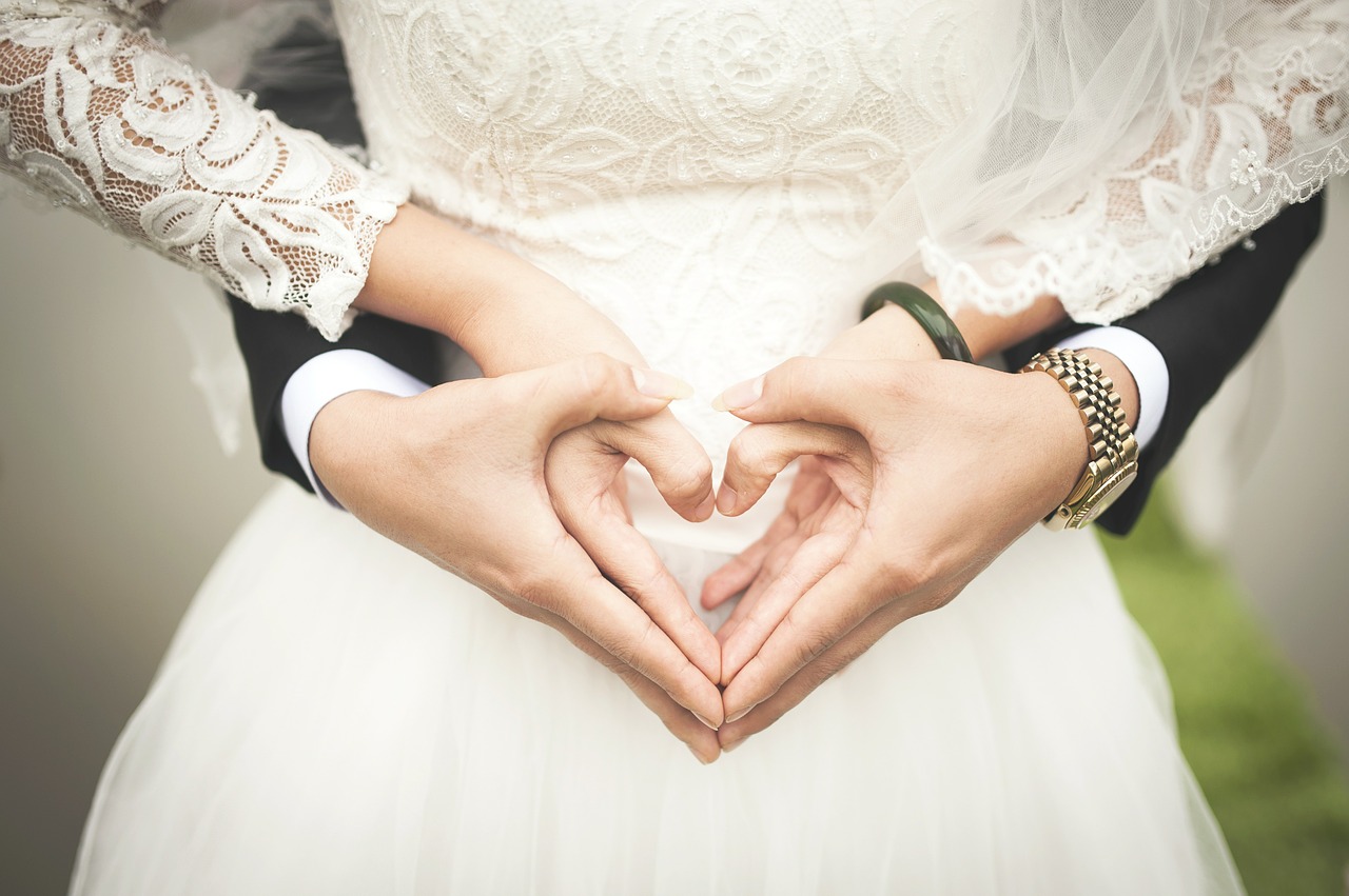 Bride and groom.