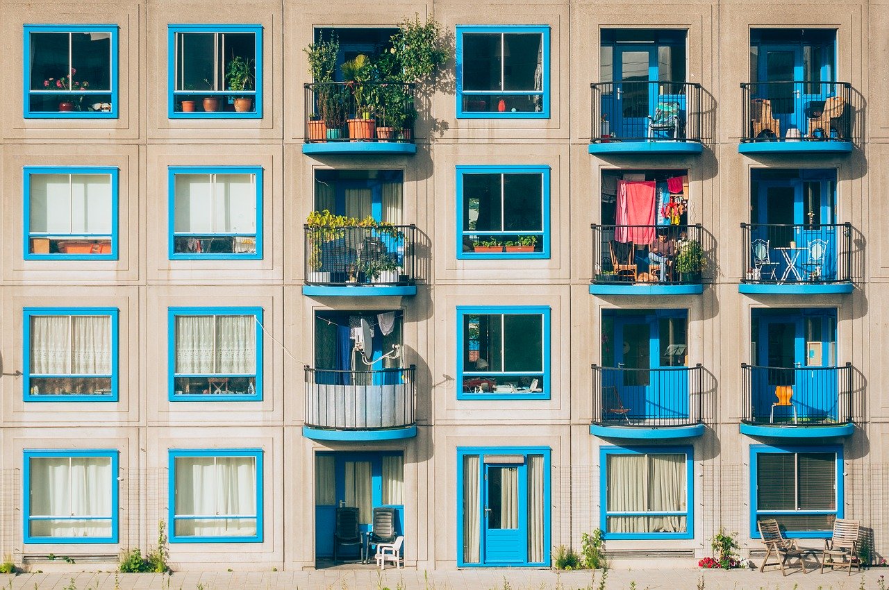 Balconies.