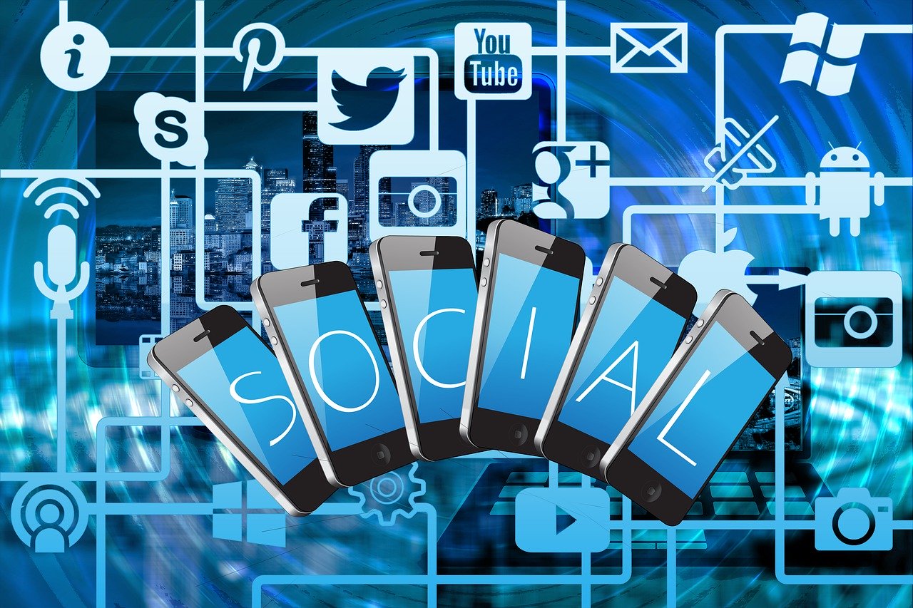 Social media graphics.
