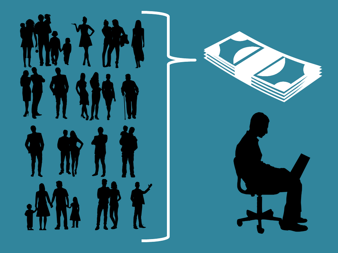 Crowdfunding graphic.