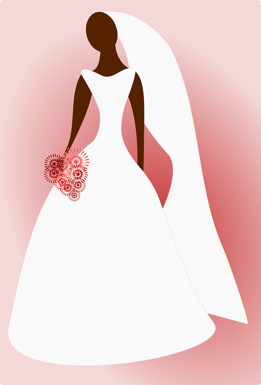 Graphic of a bride.