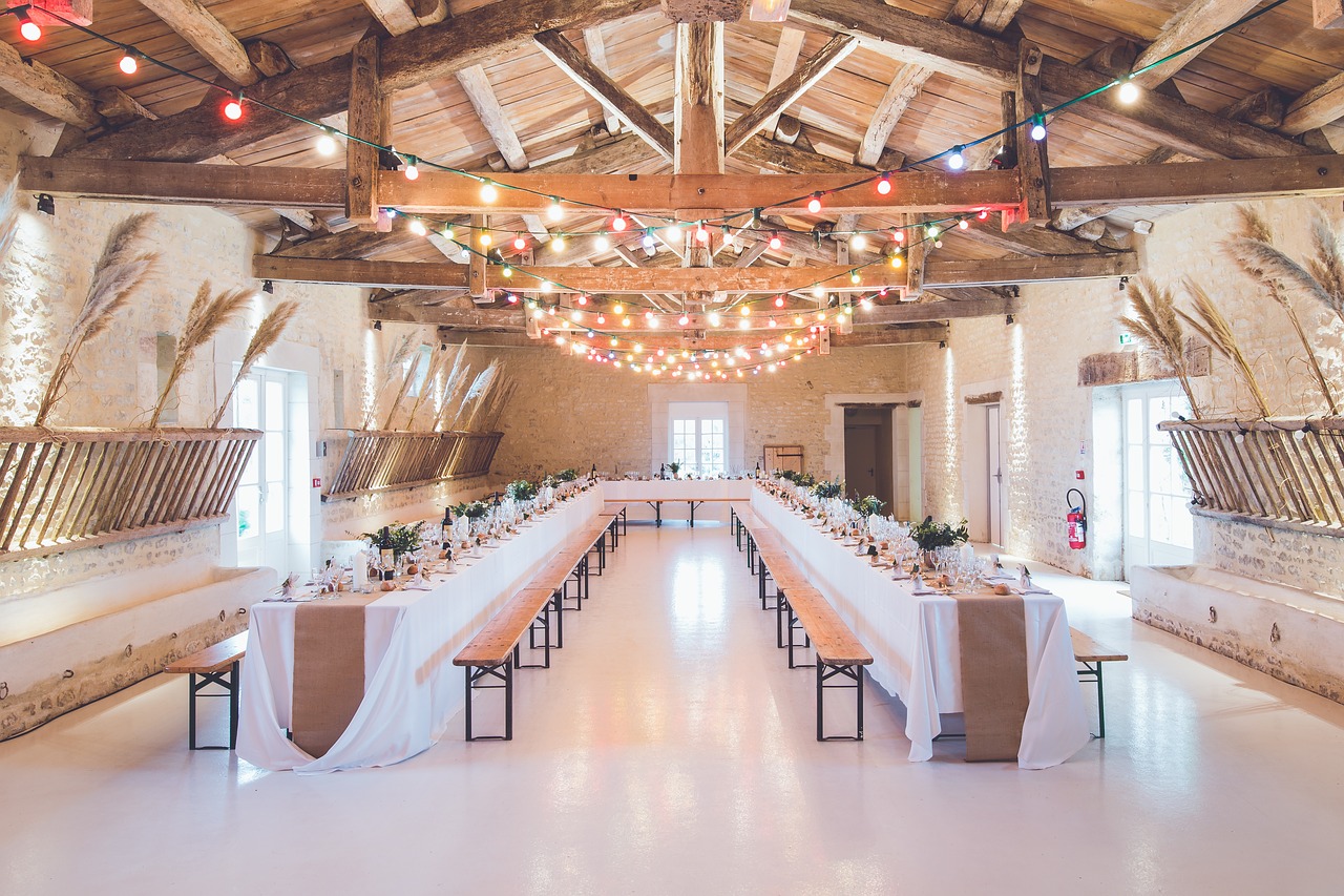 Wedding reception venue.